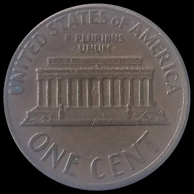 $10 • Buy 1969 S Lincoln Memorial Penny - No FG And Floating Roof / Top Error