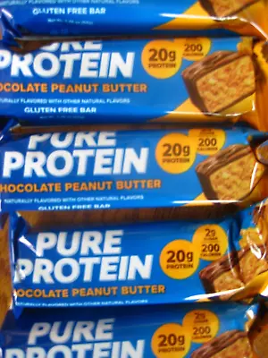 LOT OF 32 PURE PROTEIN (1.76 Oz) ASSORTED PROTEIN BARS  FREE S/H • $49.99
