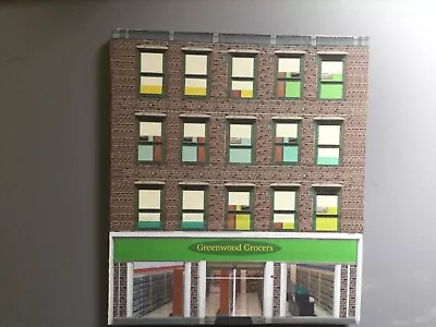 Flat Building For O Scale Train Sets Grocery Store Front. With Lighted Sign. • $5.99