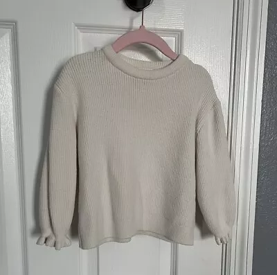 Zara Toddler White Sweater 4-5 Years • $8