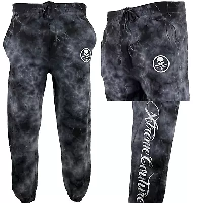 Xtreme Couture By Affliction Men's Sweatpants Jogger Slugger Skull Biker • $39.99