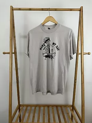 VTG 80s The Andy Griffith Show Barney Fife Make My Day Sheriff Gun T-Shirt XL • $35.95