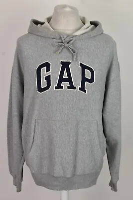 GAP Grey Hoodie Size S Mens Pullover Sportswear Outdoors Outerwear Menswear • £9.04