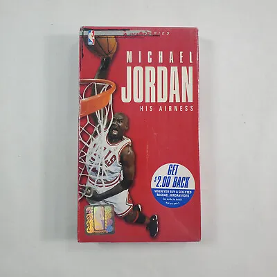 Michael Jordan His Airness VHS New Sealed 1999 NBA Video • $21.99