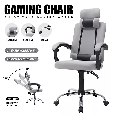 $105.90 • Buy Office Gaming Chair Executive Adjustable Ergonomic Racing Recliner PU Leather