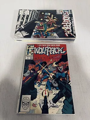 Wolfpack #1-12 Marvel 1988/89 Complete Comic Book Series Set VG/VF • $17.49