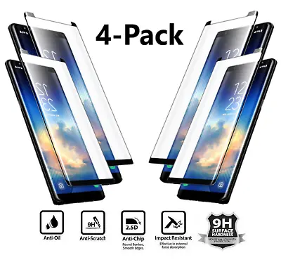 Case Friendly Tempered Glass Screen Protector Samsung Galaxy Note 9 S9 / S8 Plus • $8.95