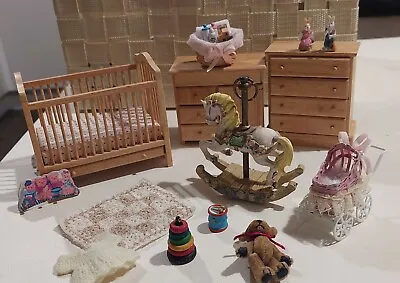 £20 • Buy 1/12 Dolls House Nursery  Set Wit Lots Of Lovely Accessories 