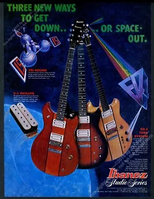1979 Ibanez Studio Series 3 Guitar Photo Vintage Print Ad • $29.97
