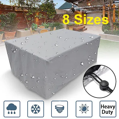 Large Waterproof Garden Patio Furniture Cover Covers Rattan Table Cube Outdoor • £6.85
