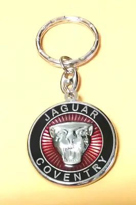 Jaguar Keyring Coventry Logo Both Sides - Dimensions 37mm • $38.38