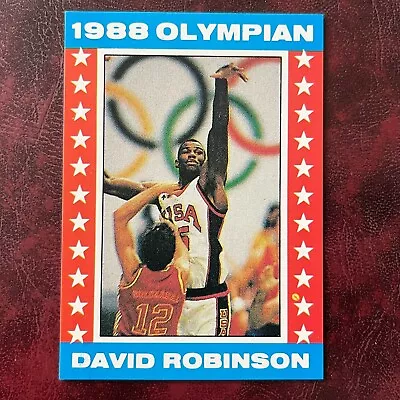 1988 Olympian DAVID ROBINSON ROOKIE USA Olympics Basketball Card ** MINT ** • $2.49