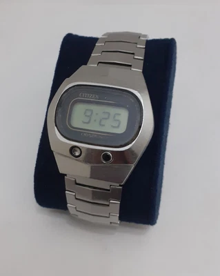 $120 • Buy Rare Vintage Citizen Quartz Crystron Digital LC 60-7037 Men’s Watch