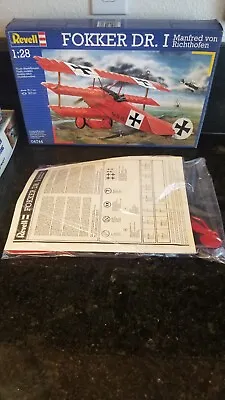 Revell Fokker Dr.i Tri-plane  1/28 Scale Plane Model  Kit • $25