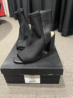 Country Road Black Open Toe Boot Size 39 • $35