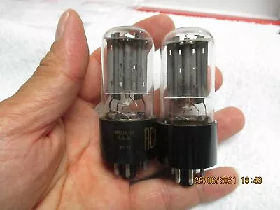 2 RCA  Sylvania Ge 6AX4 Tubes Tested For Mcintosh Marantz • $9.99