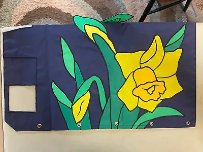 Daffodil Flower / Seasonal Welcome Embroidered Decorative Mailbox Cover • $7.25