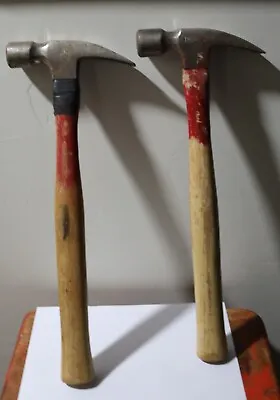 Lot Of 2 Vintage Vaughan Framing Claw Hammers (24 Oz / 17  Long) Roofing • $42