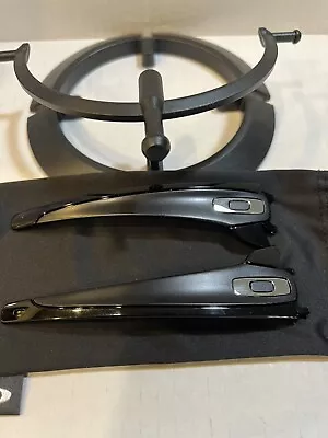 Oakley Fuel Cell Polish Black Chrome Icons Replacement Arms • $40