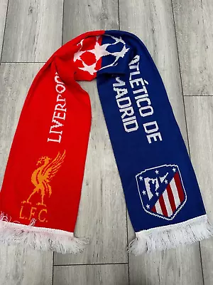 Liverpool V Atletico Madrid Champions League Football Scarf 2021 Match Official • £14.99