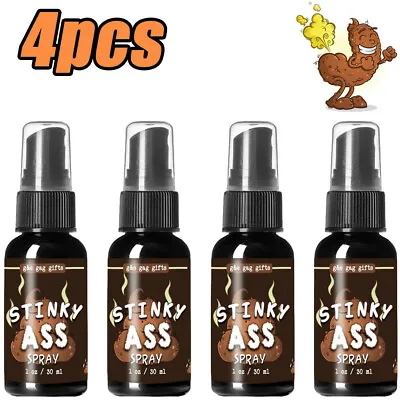 4pc 30ML Fart Spray Can Stink Bomb Smelly Stinky Gas Crap Gag Prank Joke Game • $22.18