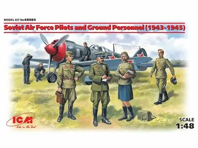 £12.20 • Buy Soviet Air Force Pilots & Groundcrew 7 Fig. 1943-45 1:48 ICM48084