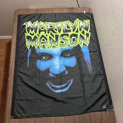 Vintage Marilyn Manson Poster Smells Like Children Winterland 90s Italian Banner • $203.28