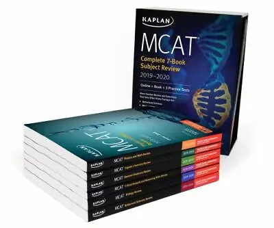 $19.35 • Buy MCAT Complete 7-Book Subject Review 2019