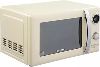 Daewoo Microwave Kensington 800W 20L Microwave Cream SDA1654GE 3 Year Warranty • £99.95