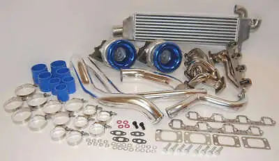 1979 - 1993 FOR FORD MUSTANG Twin Turbo Kit 750hp TT 260 289 302 351 5.0L 5L • $1174