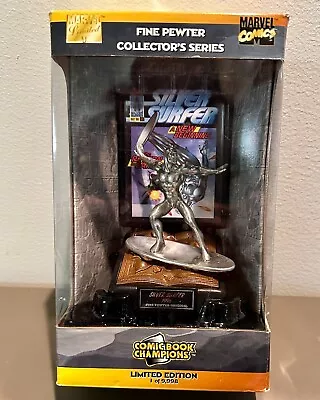 Marvel Comic Book Champions SILVER SURFER Fine Pewter Collectible Figure Ltd Ed. • $30