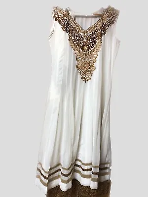 £20 • Buy White Anarkali Salwar Suit Dress