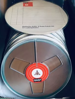 One Used BASF Recording Reel To Reel Tape 7  With Index Card. V Good Condition • £8.99