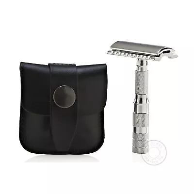 Merkur 933C Travel Double Edge DE Safety Razor • £43.95