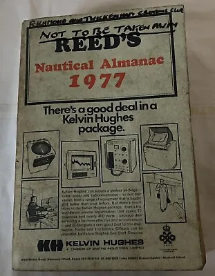 Reeds Nautical Almanac 1977 Shipping RNLI Z6 • £7.47