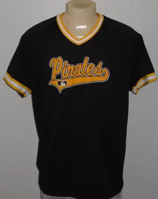 Vtg Pittsburgh Pirates Team MLB BIKE Athletics Baseball Jersey Men 2XL • $26.78