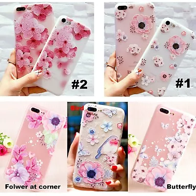 $9.99 • Buy OPPO A52 A9 RenoZ AX7 5 3s R17 15 Pro 11 9 Plus F1S A73 77 57 Flower Phone Case