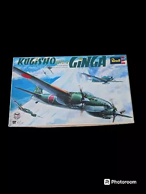 Revell 1:72 WWII Kugisho P1Y1/2 Ginga Vintage Model Airplane Kit H-103 1972 • $19.99