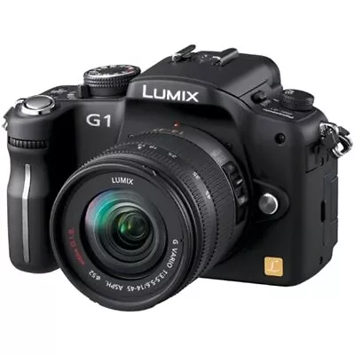 USED Panasonic DMC-G1K-K Digital Site Camera LUMIX (Luminic) G1 Lens Kit Comfor • $412.23