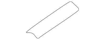 Genuine Mitsubishi Roof Molding Cover 7400A158 • $25.38