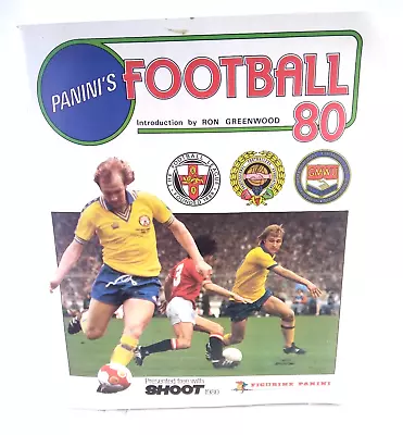 Panini Football 80 Sticker Album Partially Complete ~ 183 Stickers Missing • £5