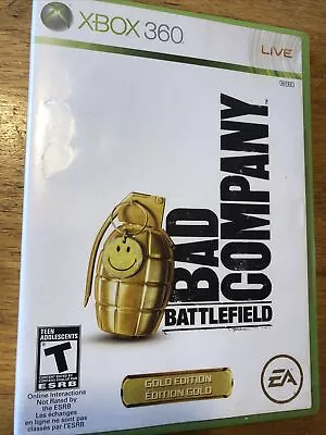 Battlefield: Bad Company-Gold Edition (Microsoft Xbox 360 2008)-Case Only • $2.17