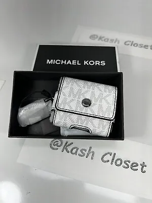 Michael Kors MK Expandable Earbud Case - Bright White • $29