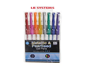 £2.75 • Buy  Metallic And Scented Gel Pens Ideal For School,home And Office Assorted Colours