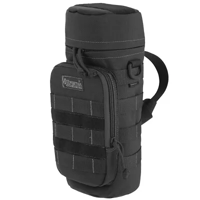Maxpedition 12 X5  Large Padded Water Bottle Holder Police Hydration Pouch Black • £62.95
