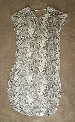 LuLaRoe Macy V-neck Maxi Dress Large XL Or 2XL Snakeskin Animal Print Tan Beige • $25