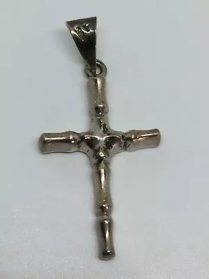 Vintage Sterling Silver 925 Mexico Cross Pendant • $44.99