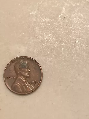 1964 D Lincoln Penny L On Edge Rim DDO On Lincoln + Date • $150