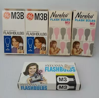 5 PACKS Flashbulbs Vintage Photography Film NEW OLD STOCK  • $68.41