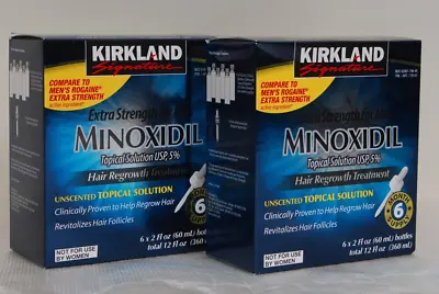 12 Months Kirkland Generic Minoxidil 5% Mens Hair Loss Regrowth Treatment 10/24 • $69.87